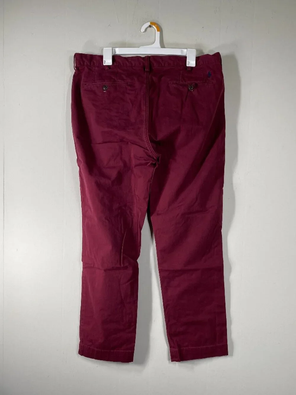 Polo Ralph Lauren Straight Fit Chino Pants Men's 36 x 30 Mid Rise Burgundy
